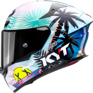 KYT TT Revo Riccardo Rossi BCN Gloss Helmet