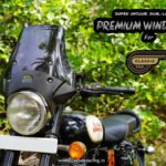 "WANDERER" - Premium Windshield for RE Classic/Standard/Bullet - Smoked