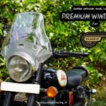 "WANDERER" - Premium Windshield for RE Classic/Standard/Bullet - Clear