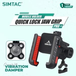 Simtac quick lock jaw grip pro+ with vibration damper (JQL2-PRO)