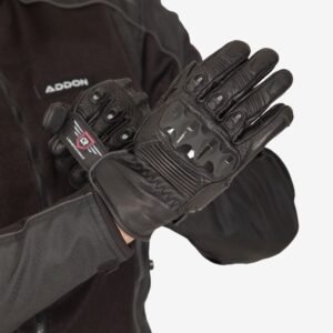 Lone Ranger Viking All Leather Gloves CE with Knox SPS 404 Sliders