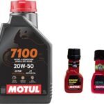 Motul 7100 4T 20W-50 1L + Engine Flush 50ml + Petrol System Clean 50ml Moto Marvel Offer - MOTUL