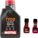 MOTUL 7100 4T 10W-40 1L + Engine flush 50ml + Petrol system clean 50ml Moto Marvel Offer - MOTUL