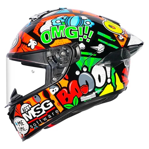 NHK_K5R_Bo_Ben_Green_Orange_Helmet_2