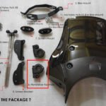 Windshield Spares - Handlebar Mount set - 1 Side