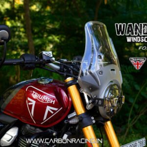 "WANDERER" Premium Touring Windshield for Triumph Speed 400 - Clear