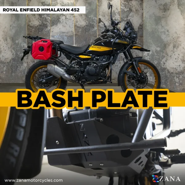 Zana-ROYAL-ENFIELD-Himalayan-450-Bike-Protection-Bash-Plate-Zana-Bash-Plate-for-Himalayan-450-MS-Black