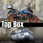 Zana-Universal Top Box Aluminium (22 Litre) R-Flat Silver