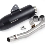 Powerage Slip-On Exhaust for Royal Enfield Bear 650 (OE Type) with De-Cat Pipe