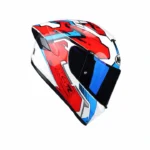 NHK K5R ONYX WHITE/RED GLOSSY