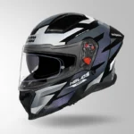 STUDDS - HELIOS D2 CIRCUIT DECOR BLACK & CHAMELEON GREY/PINK