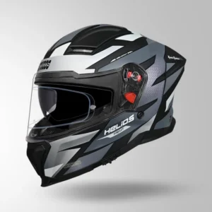 STUDDS - HELIOS D2 CIRCUIT DECOR MATT BLACK CHAMELEON GREY/PINK
