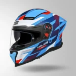 STUDDS - HELIOS D2 CIRCUIT DECOR MATT BLUE & RED