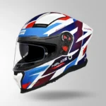 STUDDS - HELIOS D2 CIRCUIT DECOR MATT WHITE & BLUE